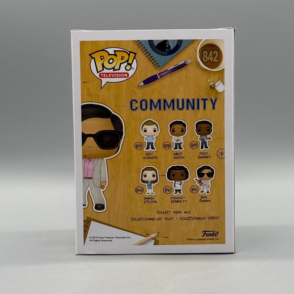 Funko Pop! Television #842 Ben Chang Community New w/ Protector *Vaulted* - Picture 3 of 6